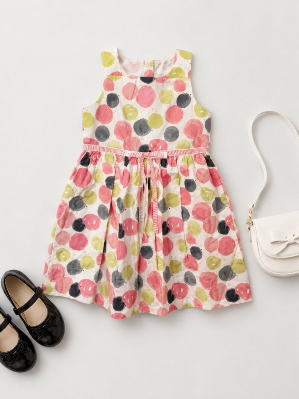 JANIE & JACK Little Artiste polka-dot dress NWT